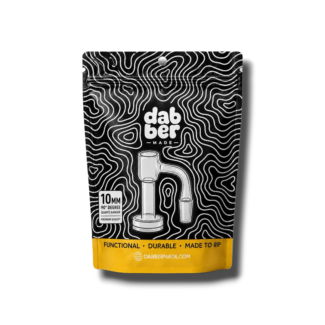 dabber MADE 10mm 90 degree quartz banger packaging